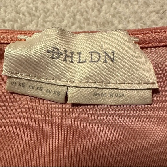 BHLDN by ANTHROPOLOGIE Dusty Rose Pink Velvet Thrive Wrap Midi Dress - Picture 10 of 16